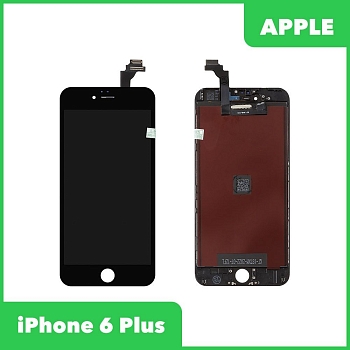 Дисплей (экран в сборе) для телефона Apple iPhone 6 Plus, TF, черный (AAA)