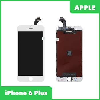 Дисплей (экран в сборе) для телефона Apple iPhone 6 Plus, TF, белый (AAA)