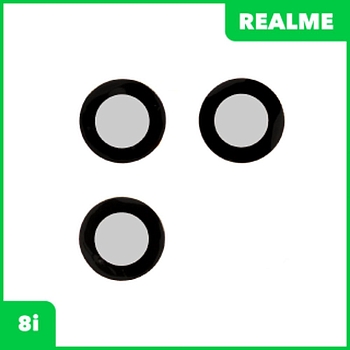 Стекло камеры для Realme 8i (черный)