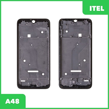 Рамка дисплея для Itel A48 (L6006) (черный)